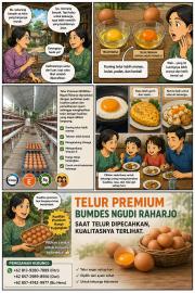 Telur Kualitas Premium BUMKal Ngudi Raharjo Kemejing
